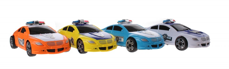 politieauto's 4-delig 13 cm