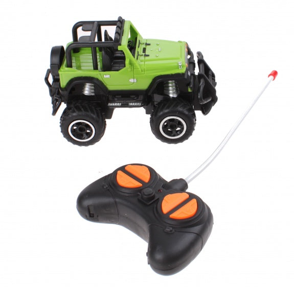 radiografisch bestuurbare auto groen 13 cm