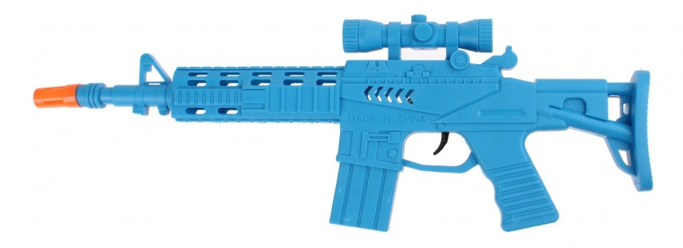 ratelgeweer 40 cm blauw