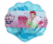schelp met zeemeermin 7 cm blauw