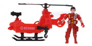 speelset rescue team 8 rood 24 cm
