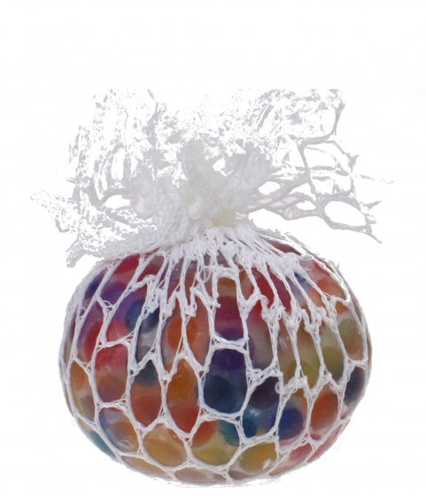 stressbal met balletjes binnenin 6 cm