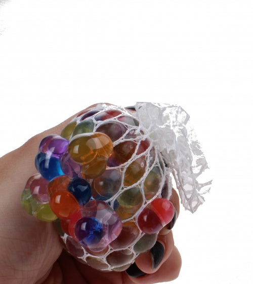 stressbal met balletjes binnenin 6 cm