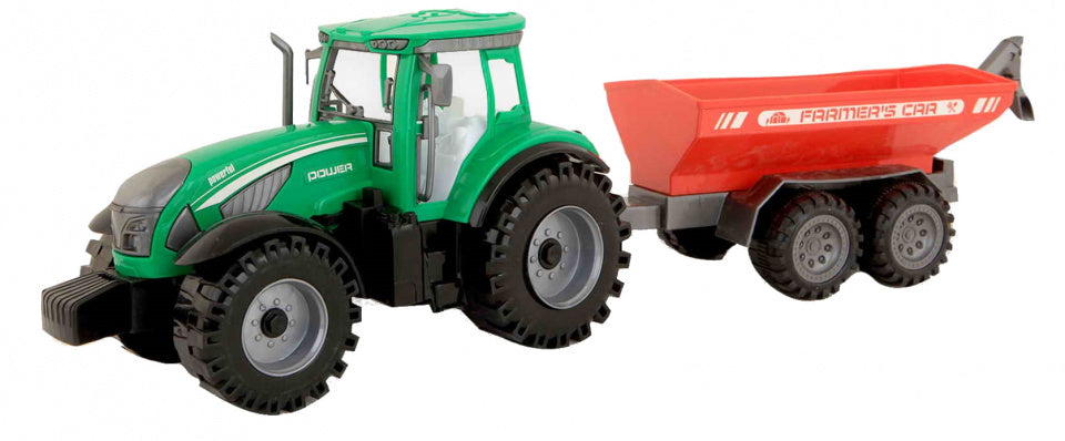 tractor met kiepbak frictie 42 cm