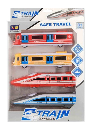 treinenset Safe Travel 4-delig