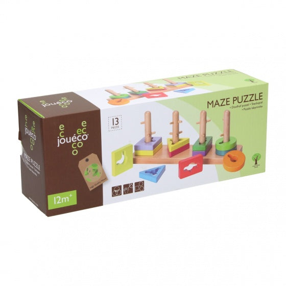 houten doolhof puzzle