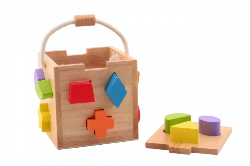 vormenstoof junior 16 x 16 x 16 cm hout 13-delig