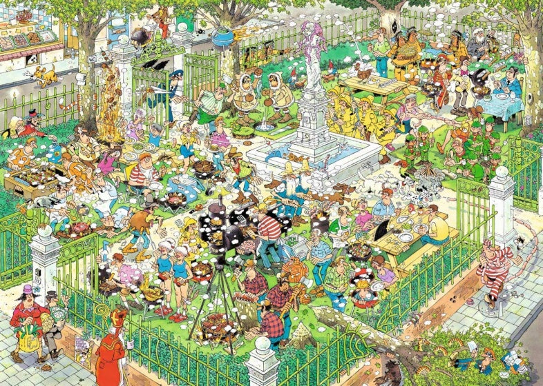 legpuzzel Jan van Haasteren 2-in-1 Food Truck Festival 1000 stukjes