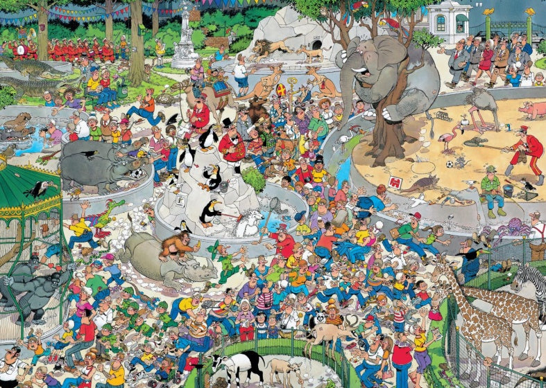 legpuzzel Jan van Haasteren De Dierentuin 1000 stukjes