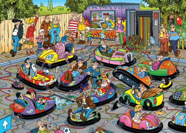legpuzzel Jan van Haasteren Kermis Botsauto's 150 stukjes