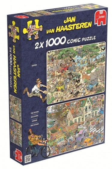 legpuzzel Jan van Haasteren 2-in-1 Safari & Storm 1000 st.