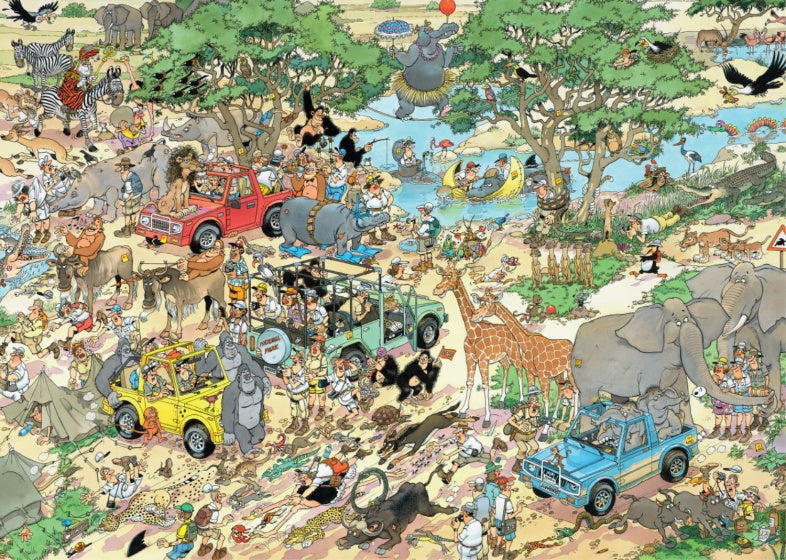 legpuzzel Jan van Haasteren 2-in-1 Safari & Storm 1000 st.