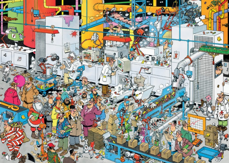 legpuzzel Jan van Haasteren Snoepfabriek 500 stukjes