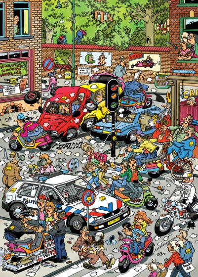 legpuzzel Jan van Haasteren Verkeerschaos 500 stukjes