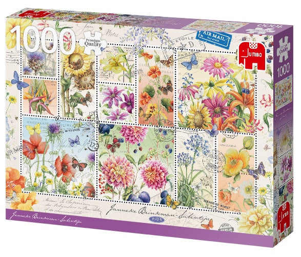 legpuzzel Flower Stamps