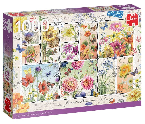 legpuzzel Flower Stamps