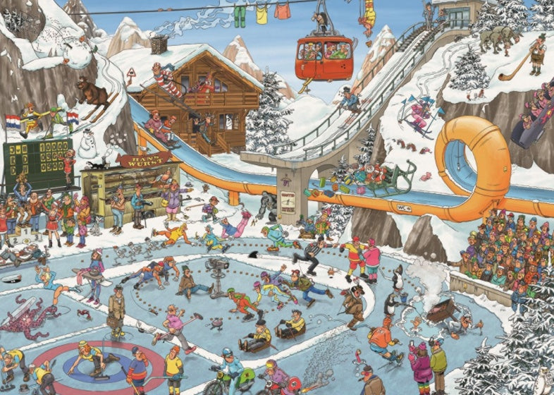legpuzzel Jan van Haasteren De Winterspelen 1000 stukjes