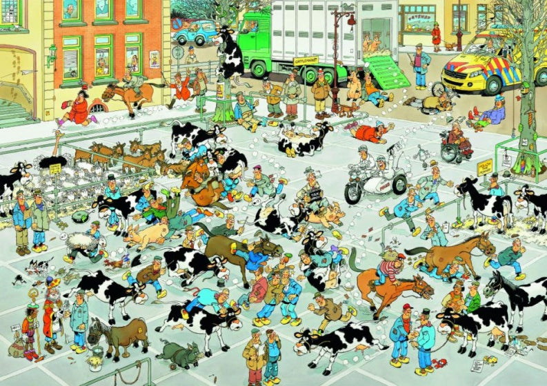legpuzzel Jan van Haasteren The Cattle Market 1000 stukjes