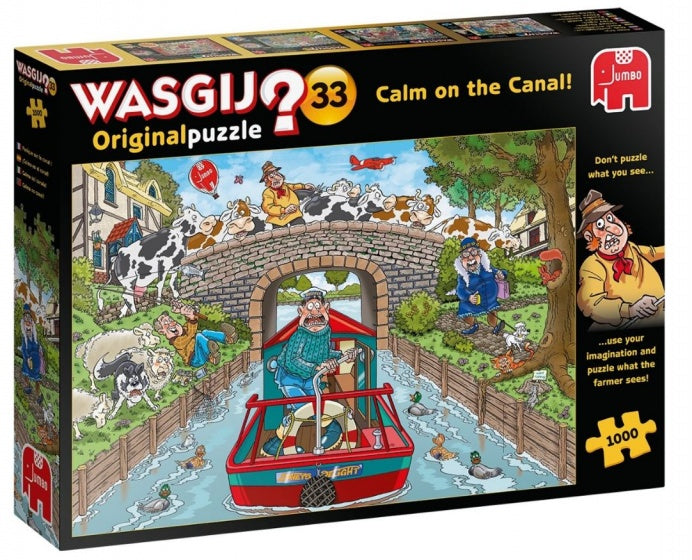 legpuzzel Wasgij Original 33 Rustig Aan Het Kanaal 1000 st.