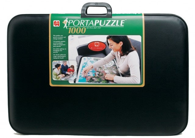 luxe puzzelkoffer zwart 1000 stukjes