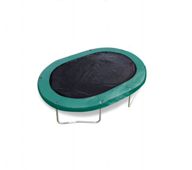 trampoline afdekhoes zwart ovaal 2
