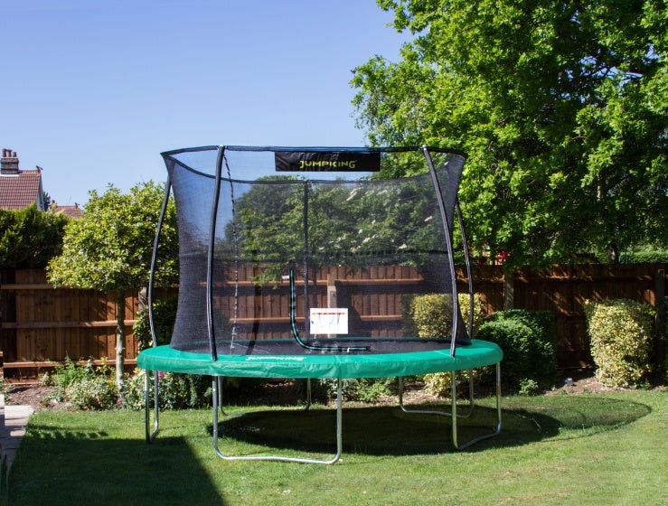 trampoline met veiligheidsnet JumpPod Classic 305 cm groen