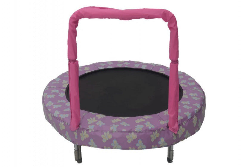 trampoline Mini Bouncer Butterfly 121 cm roze