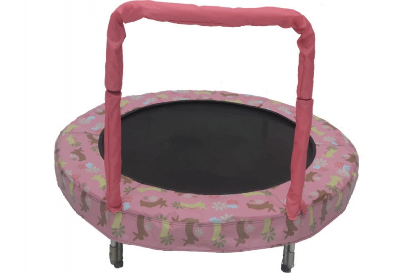 trampoline Mini Bouncer Pink Bunny 121 cm roze