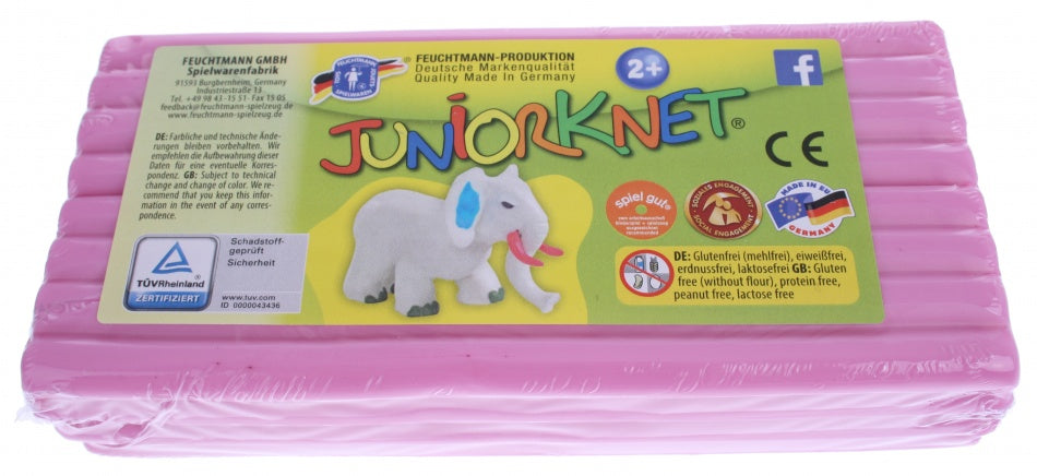 boetseerpasta Juniorknet 500 gram plasticine roze