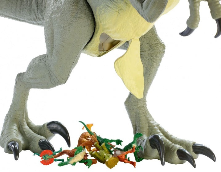 dinosaurus Velociraptor Blue 105 cm grijs/blauw