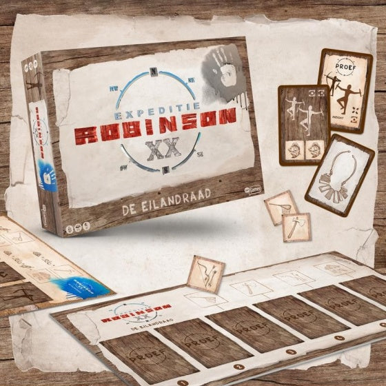 bordspel Expeditie Robinson - De Eilandraad (NL)