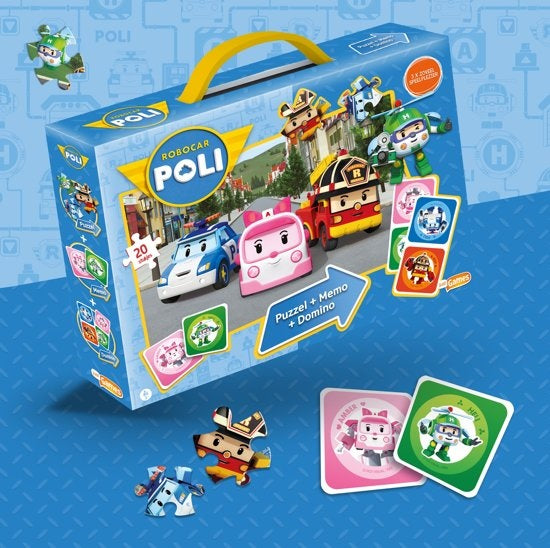 spelbox Robocar Poli 3-delig