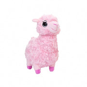 pluchen knuffel Alpaca 20 cm junior roze