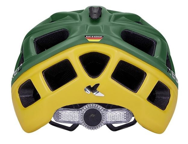 fietshelm Kailu junior 49-53 cm groen/geel maat S