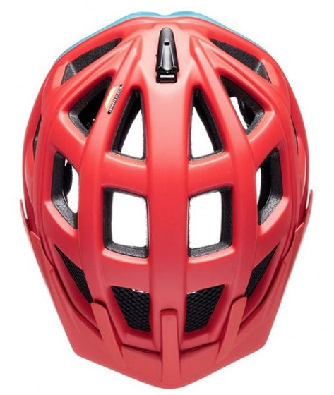 fietshelm Kailu junior 49-53 cm rood/blauw maat S