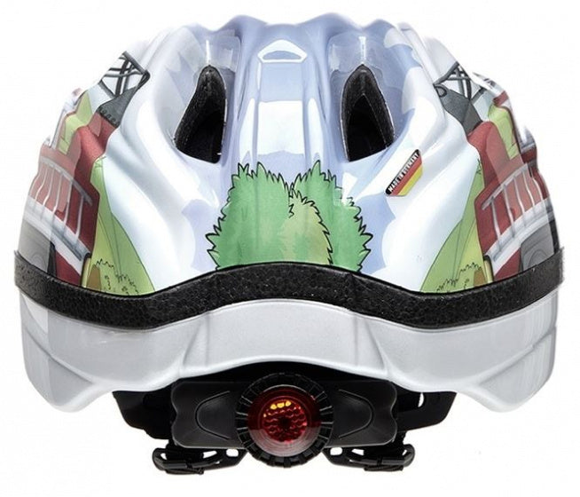 fietshelm Meggy II Brandweerauto jongens 49-55 cm maat S/M