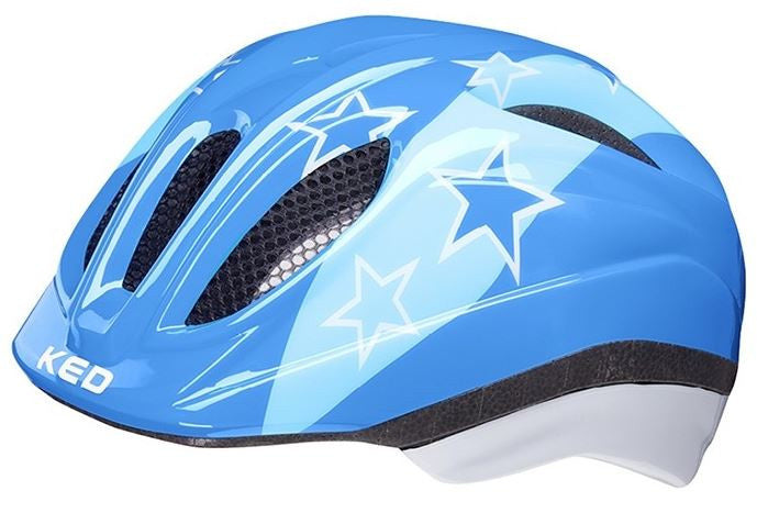 fietshelm Meggy II Sterren junior 49-55 cm blauw maat S/M