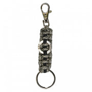 paracord met clip 10 cm legergroen
