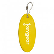 sleutelhanger drijfboot 10 cm geel