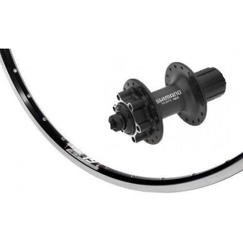 achterwiel ZAC19 28 x 1.00 (25-622) aluminium/zink zwart