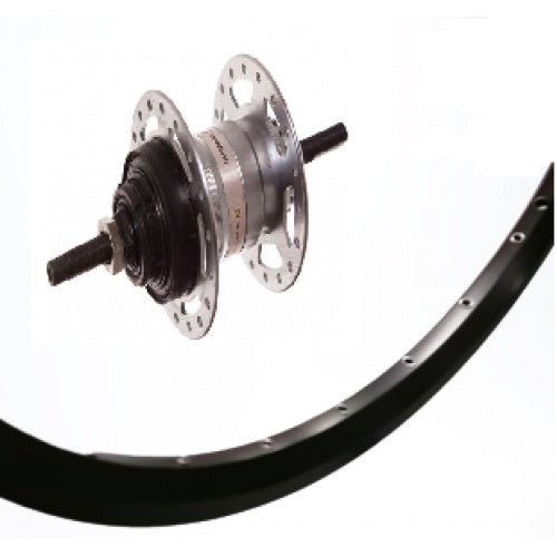 achterwiel ZAC 2000 28 inch Nexus 3 rollerbrake zwart