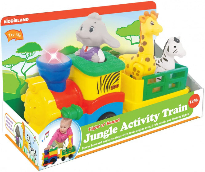 activity trein met licht en geluid 30 cm multicolor