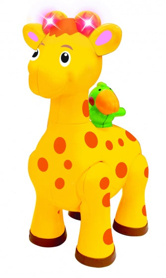 interactieve giraffe 23 cm geel