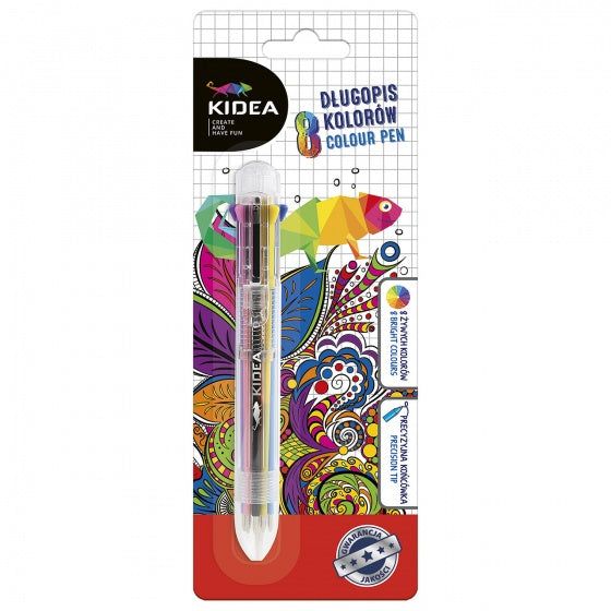 8-kleurenpen 14 cm