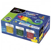 glitterverf 6 kleuren 20 ml