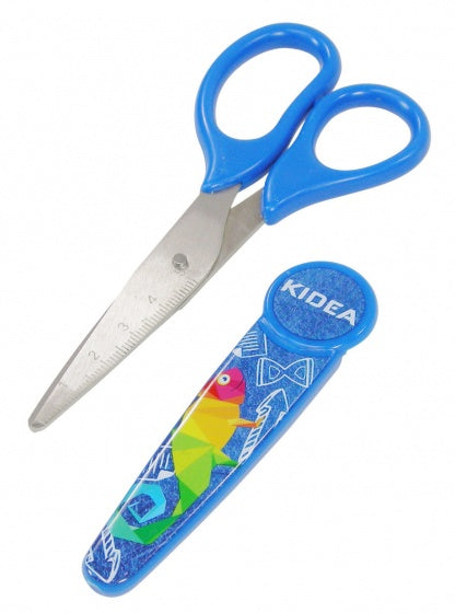 knutselschaar met houder blauw 13