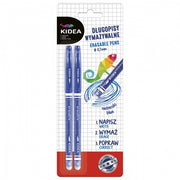 uitwisbare pennen 2 stuks 15 cm blauw