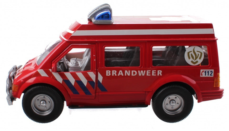 brandweerauto rood 26 cm