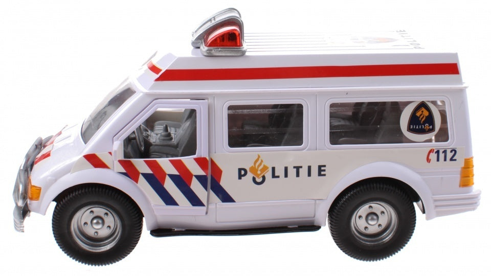 politieauto wit 26 cm