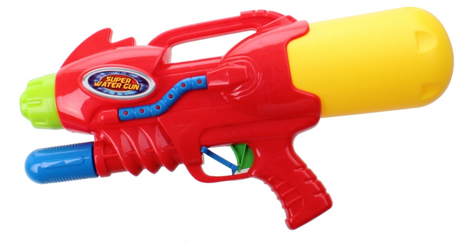 waterpistool Super Watergun 42 cm rood/geel